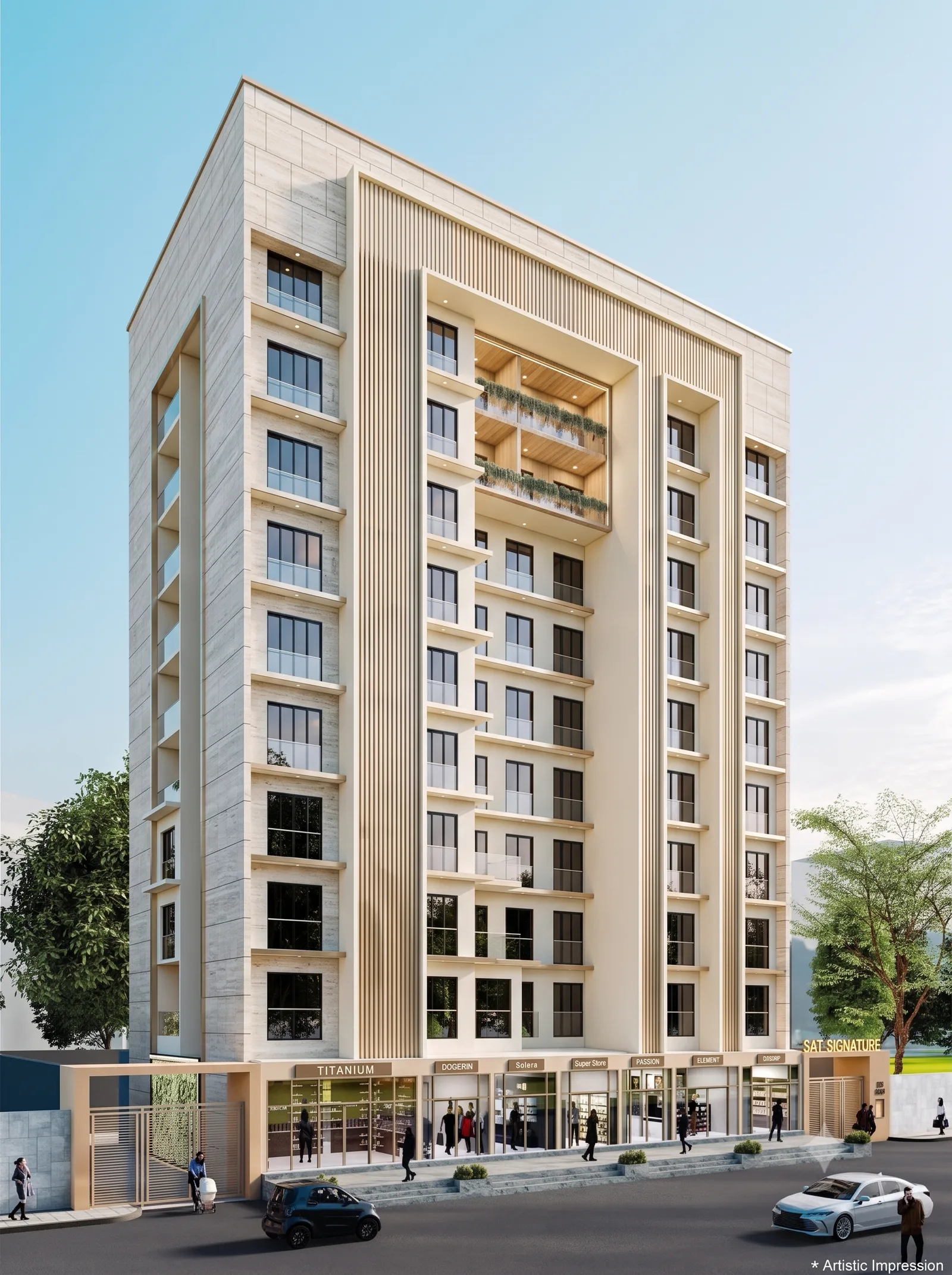 Skyline — 2 & 3 BHK + Commercial
